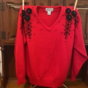 Vintage P Galli Designs Ladies sweater Lg
